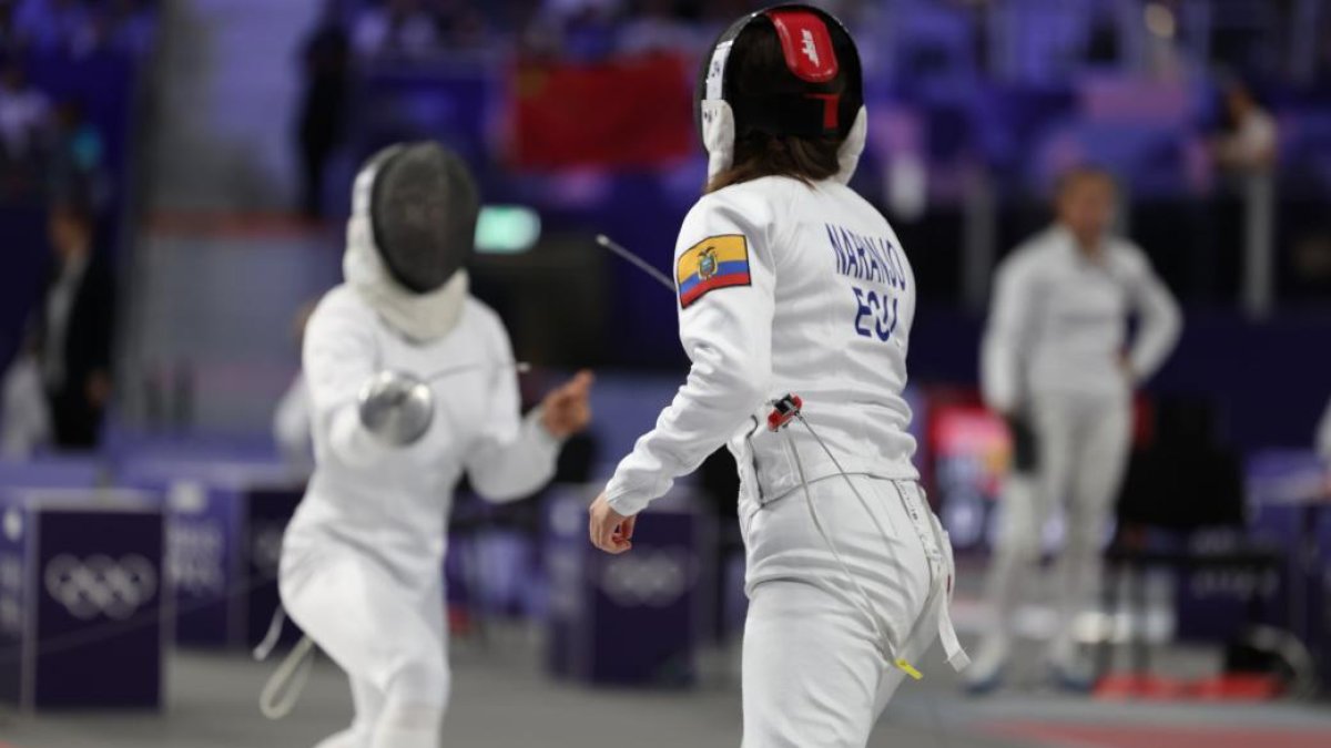 María Sol Naranjo culminó en el puesto 33 en esgrima, primera prueba del pentatlón moderno