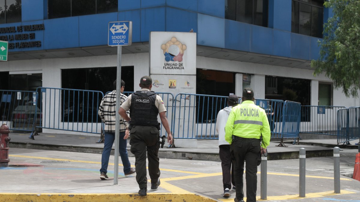 El sujeto fue llevado a la Unidad de Flagrancia donde fue procesado por daño a bien ajeno.