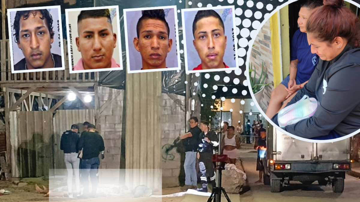 Las víctimas fueron ejecutadas justo frente a la casa de una de ellas. La Policía llegó al lugar.Las víctimas fueron ejecutadas justo frente a la casa de una de ellas. La Policía llegó al lugar.