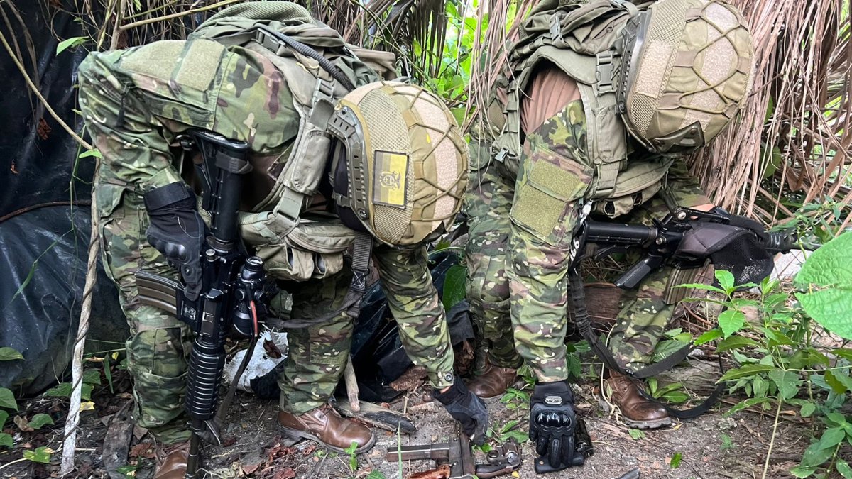 Las operaciones militares tuvieron lugar en el sur de Esmeraldas.