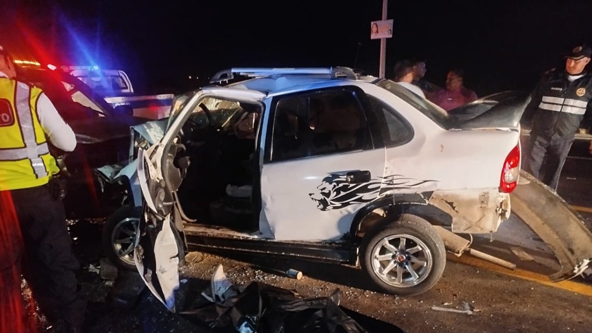 Una persona resultó fallecida en el accidente de tránsito.