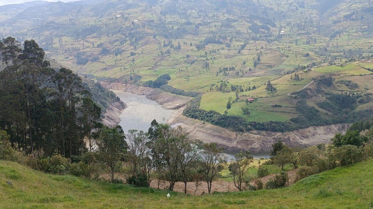 Vista de Mazar, en la provincia del Azuay.