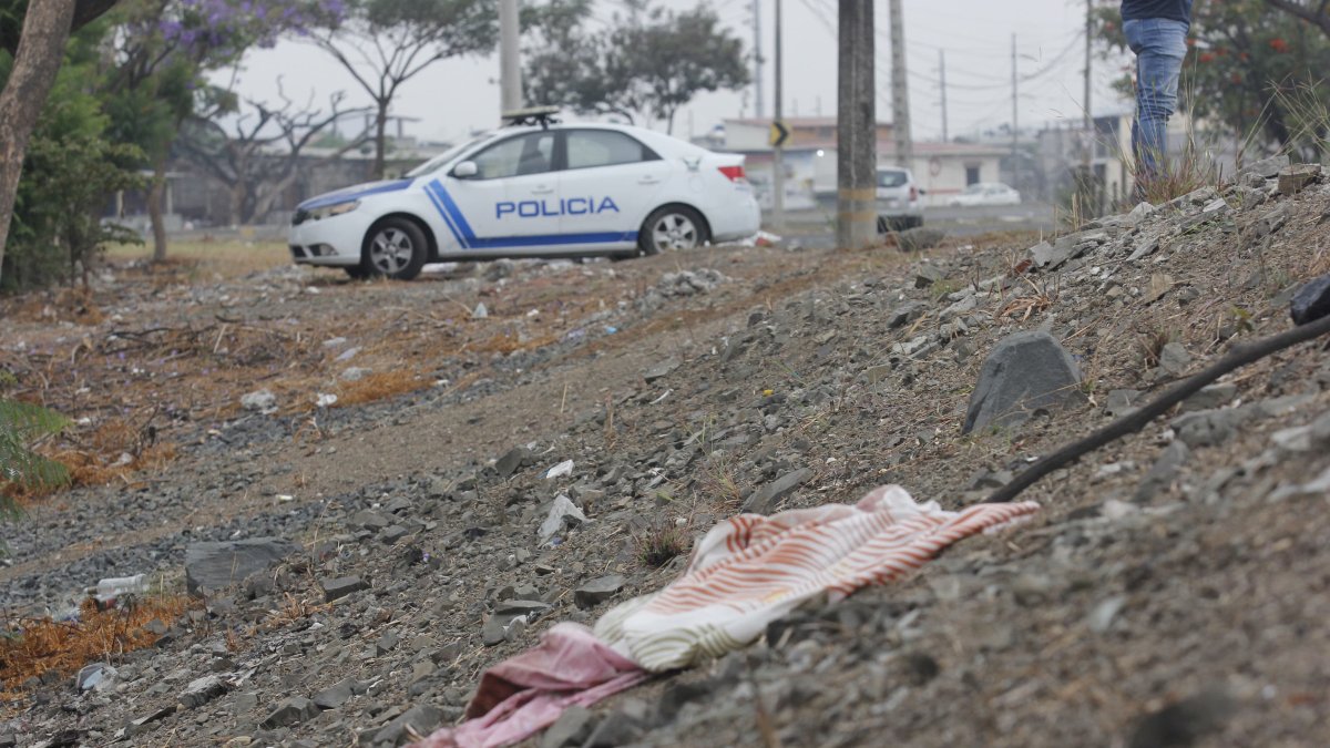 El cuerpo fue encontrado en el norte de Guayaquil.