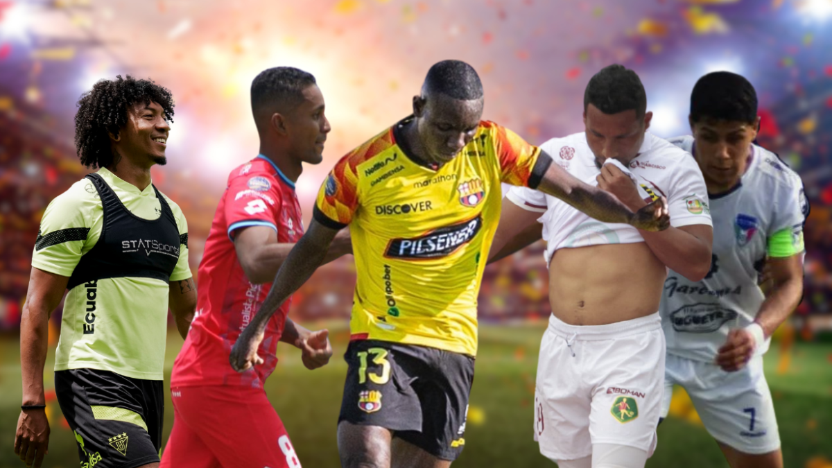 José Quintero (izq.), Fidel Martínez, Janner Corozo, Ángel Gracia y Leandro Pantoja concretaron anotaciones para la historia.