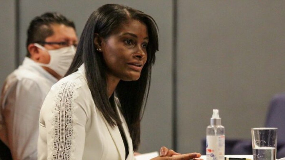 La fiscal Diana Salazar.