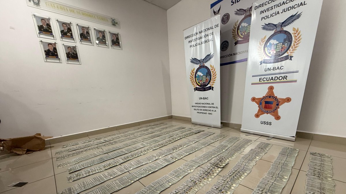 Los cerca de 12 millones fueron hallados en el norte de Quito.