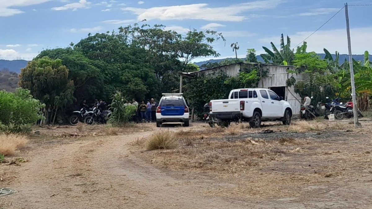 Un crimen se registró en una zona de Manabí.