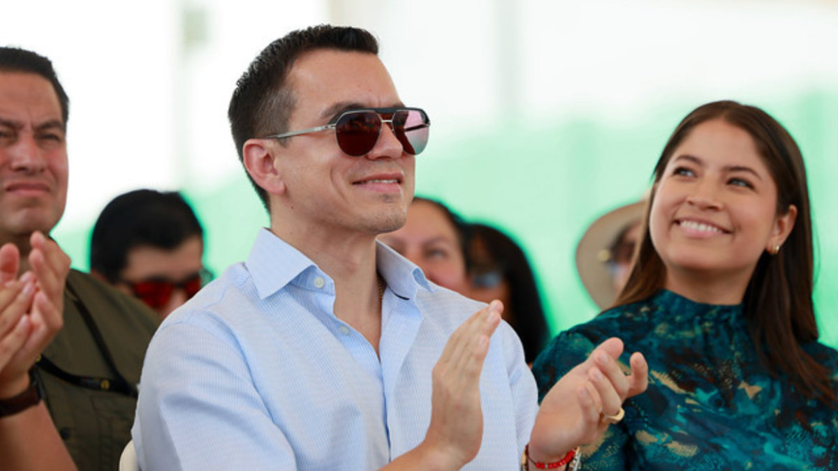 Daniel Noboa, presidente de Ecuador.
