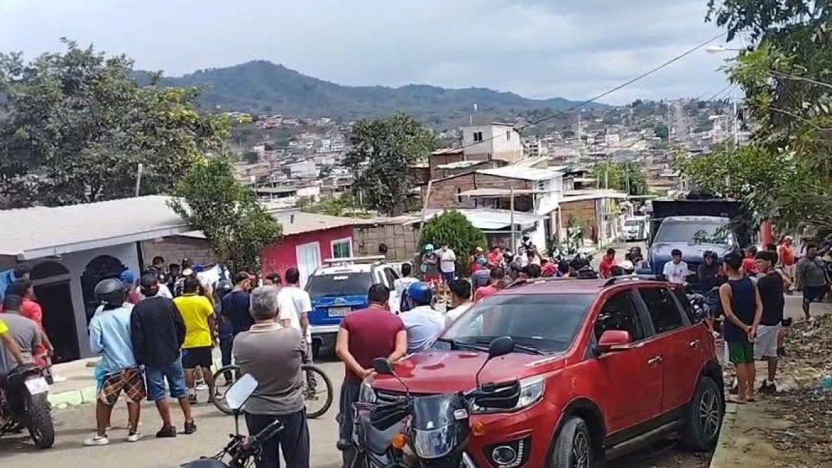 Este primer ataque dejó a una persona fallecida en Cristo del Consuelo de Manta.