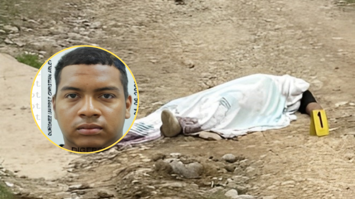 El cuerpo de la vícima apareció con impactos de bala.