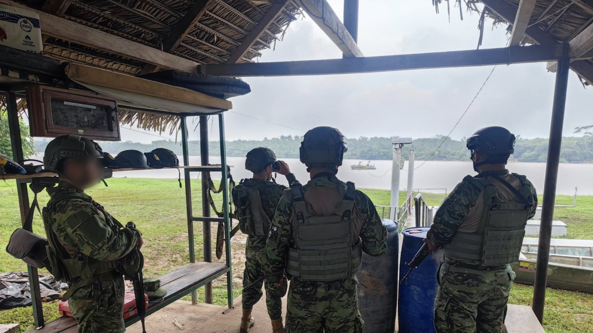 Los soldados de la Brigada de Selva 55 Putumayo, en Sucumbíos, repelieron un nuevo ataque de Comandos de Frontera.