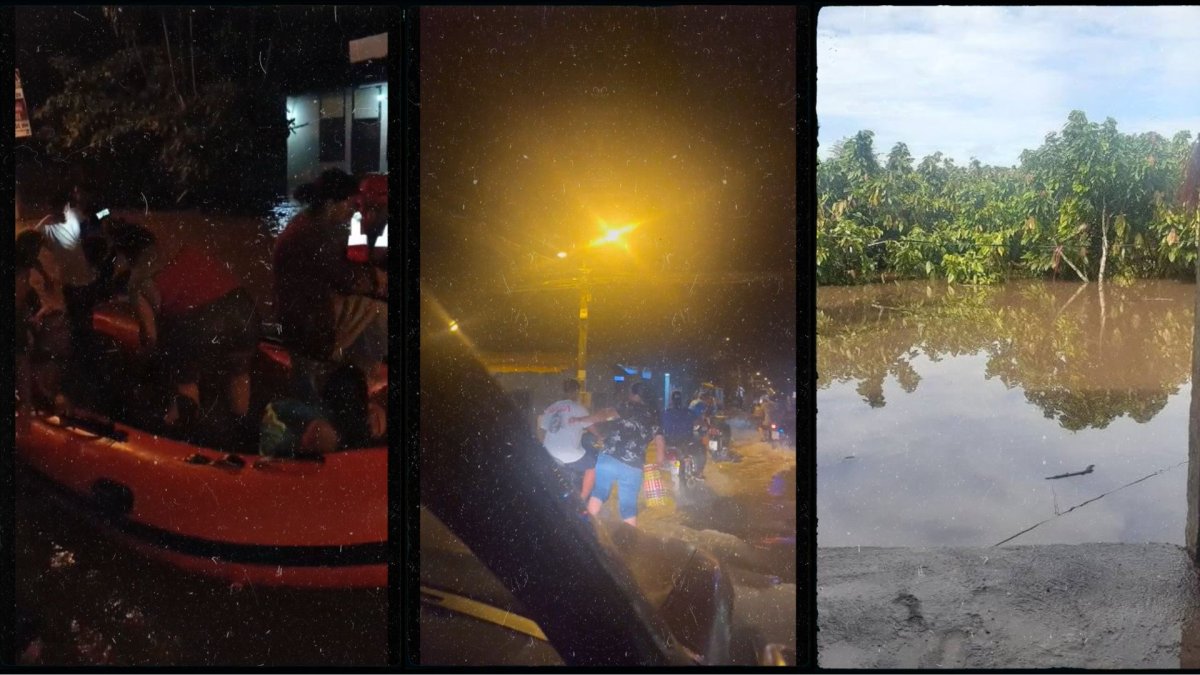 En distintas zonas del cantón guayasense se encuentran bajo el agua.