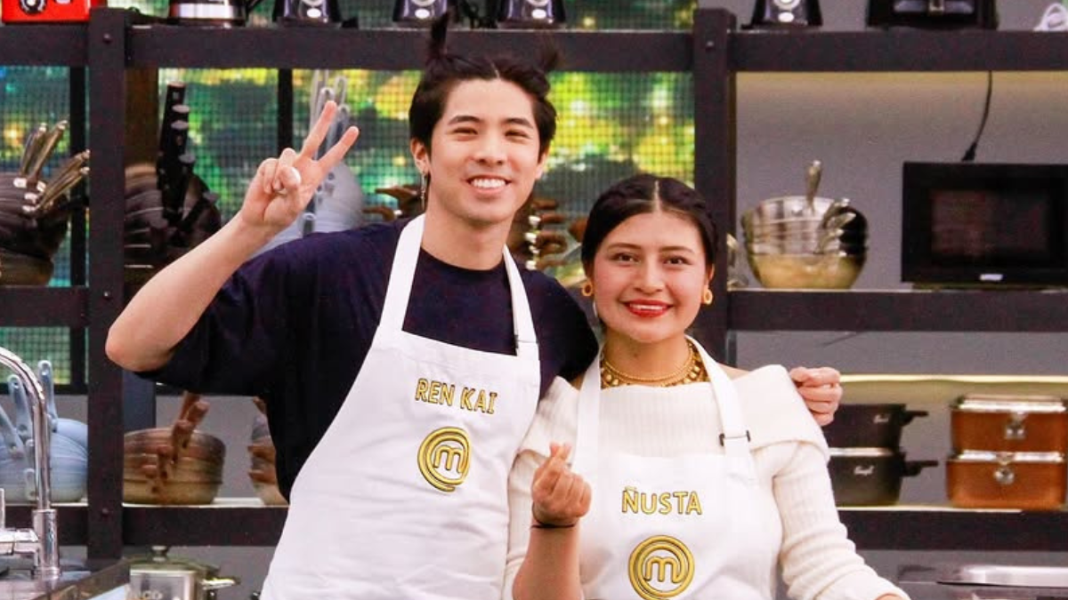 Ren Kai y Ñusta Picuasi participaron en el reality MasterChef Celebrity Ecuador