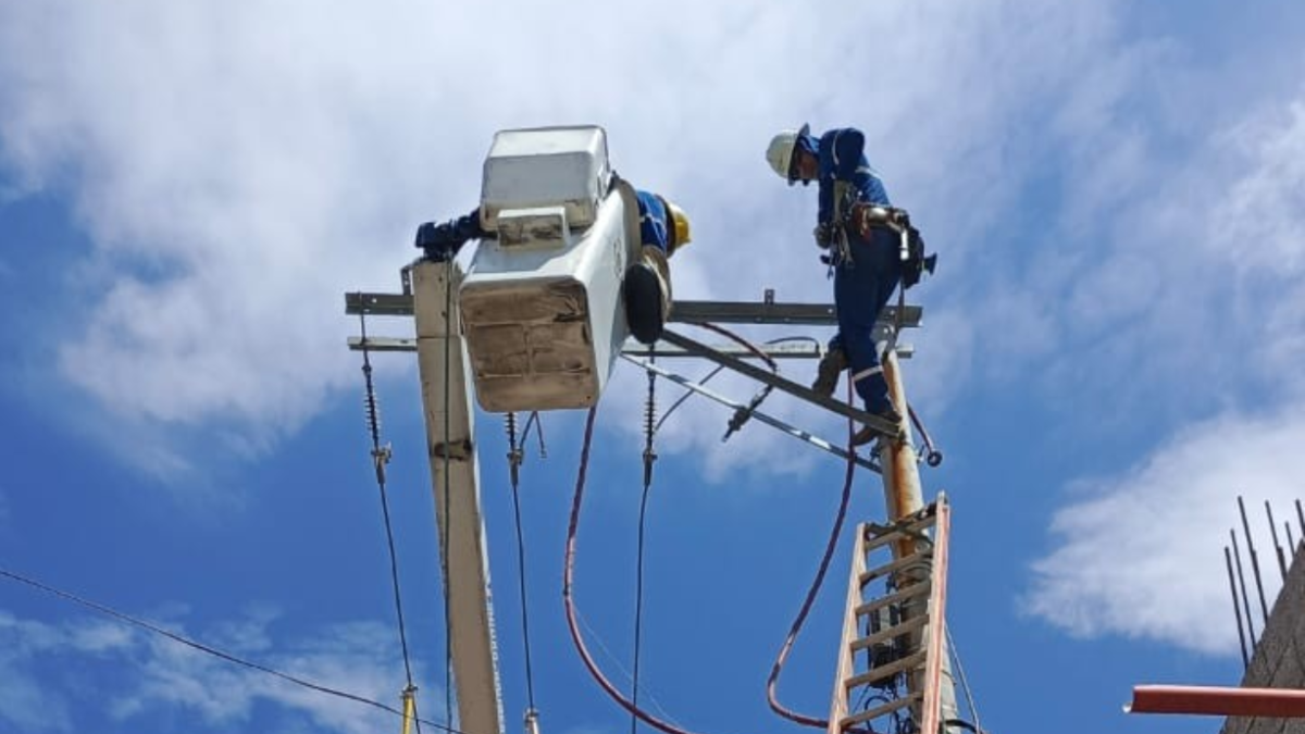 Por trabajos de mantenimiento se realizarán cortes de luz en determinados horarios.