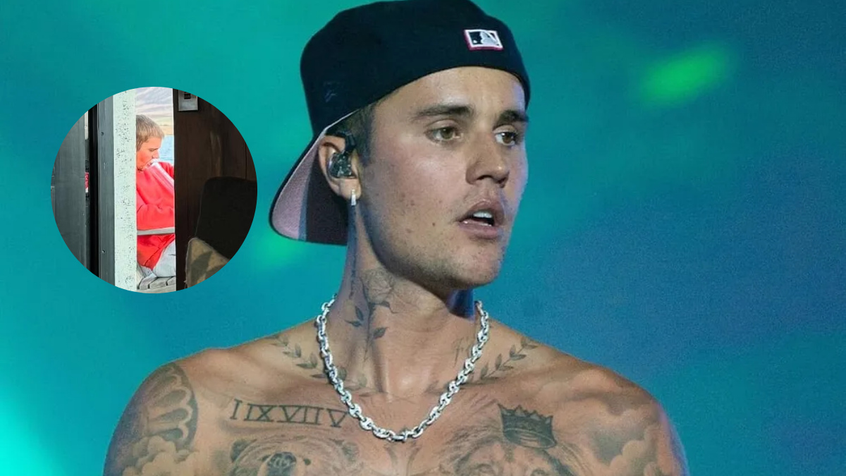 Una de las fotos que ha causado controversia, donde Justin Bieber parece estar utilizando un bong.