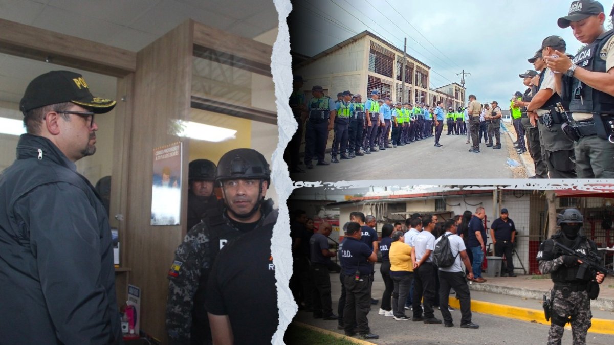 El Centro de Retención Técnica Vehicular de Durán fue una de las dependencias intervenidas durante los allanamientos iniciados a las 07:00.