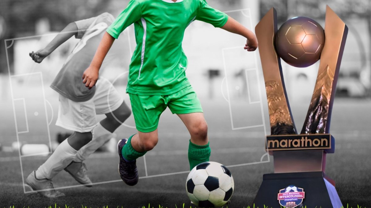 El trofeo y el balón de la Copa Intercolegial Nacional fueron presentados este 7 de julio.