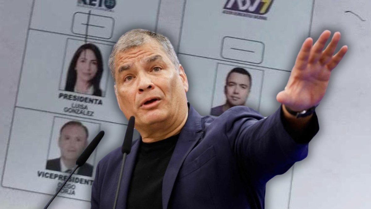 El expresidente mostró imágenes con las supuestas pruebas del fraude.