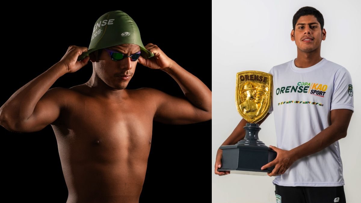 David Farinango y su camino a seguir representando a Ecuador en la natación.