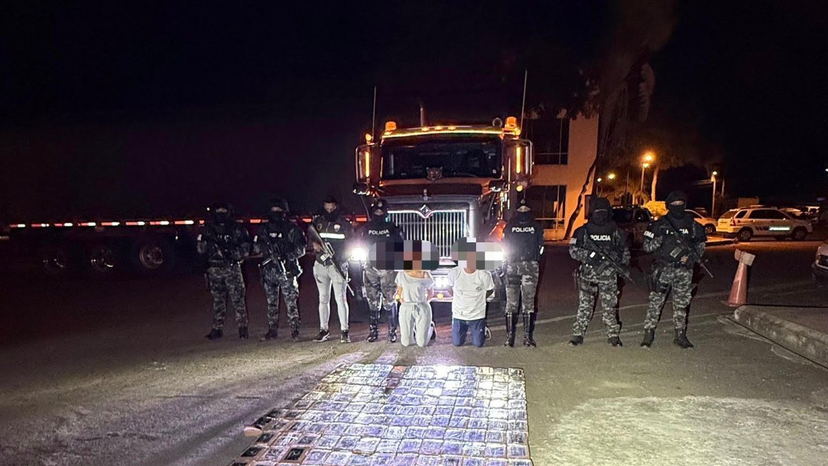 Dos detenidos dejaron operativo antidrogas en el cantón El Carmen, norte de Manabí