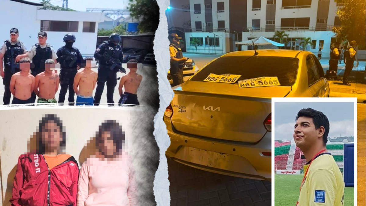 Los adultos ‘echaron al agua ‘ al adolescente. La policía analiza la evidencias halladas en un carro.