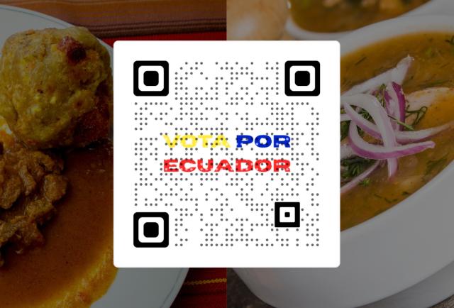 Mundial de los desayunos: Vota aquí para apoyar a Ecuador (QR)