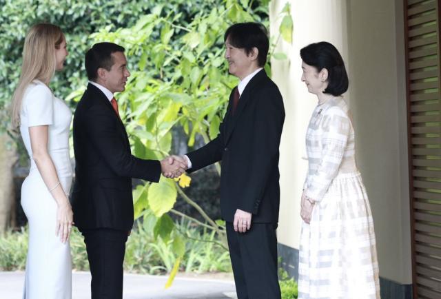 Daniel Noboa cierra su visita a Japón tras reunión con los príncipes Akishino