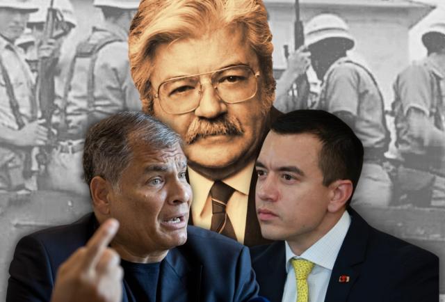Rafael Correa: "Daniel Noboa tuvo más desaparecidos que León Febres Cordero"