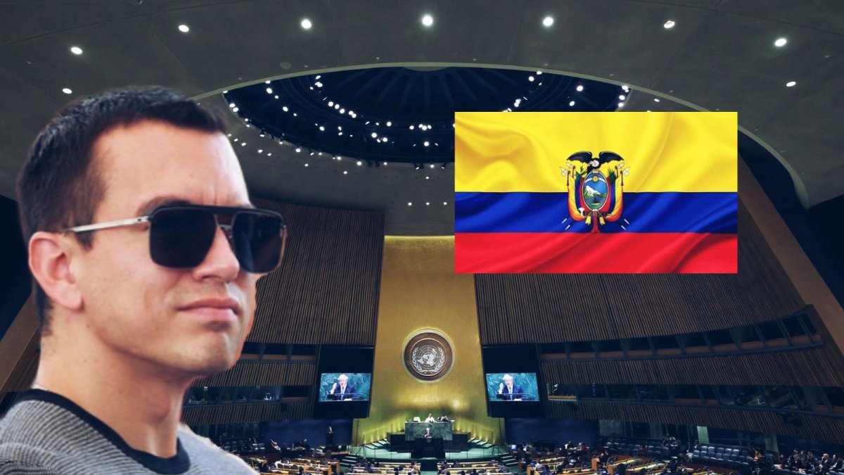 Daniel Noboa no asistirá a la Asamblea Nacional de la ONU por las protestas en el país.