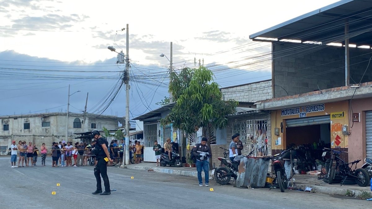 El barrio Urbirrios 1 fue escenario del cuarto crimen registrado en el feriado en el Distrito Manta