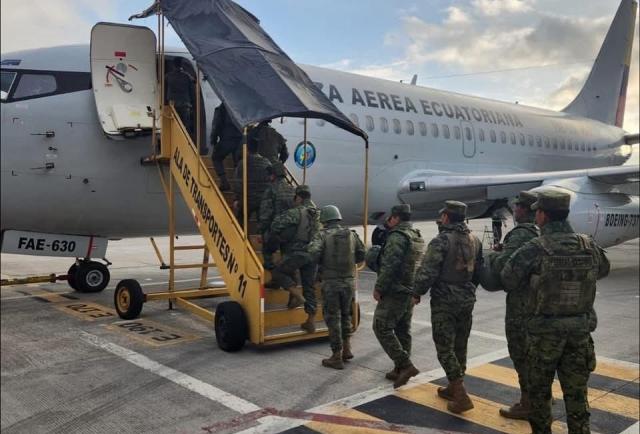 Fuerzas Armadas refuerzan presencia militar en Guayaquil ante ola de violencia
