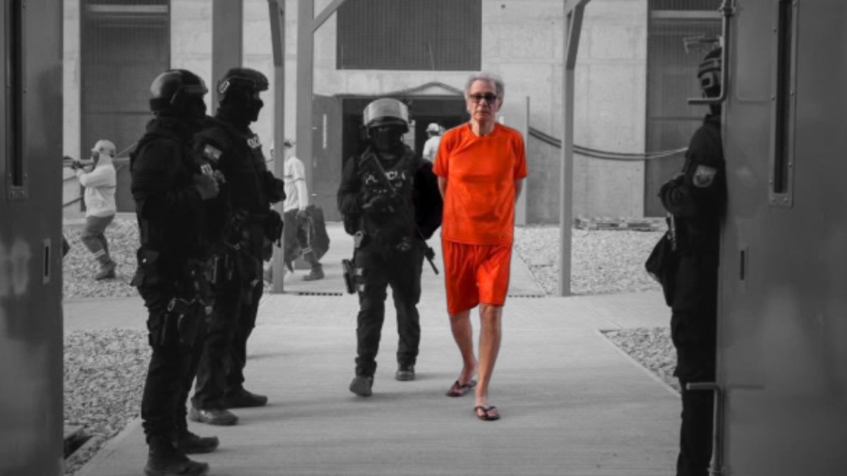 El exvicepresidente, Jorge Glass, fue uno de los primeros reos trasladados a este recinto penitenciario.