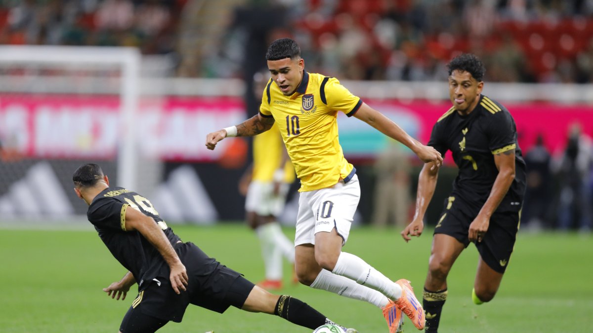 Kendry Páez, volante ofensivo de la selección de Ecuador.