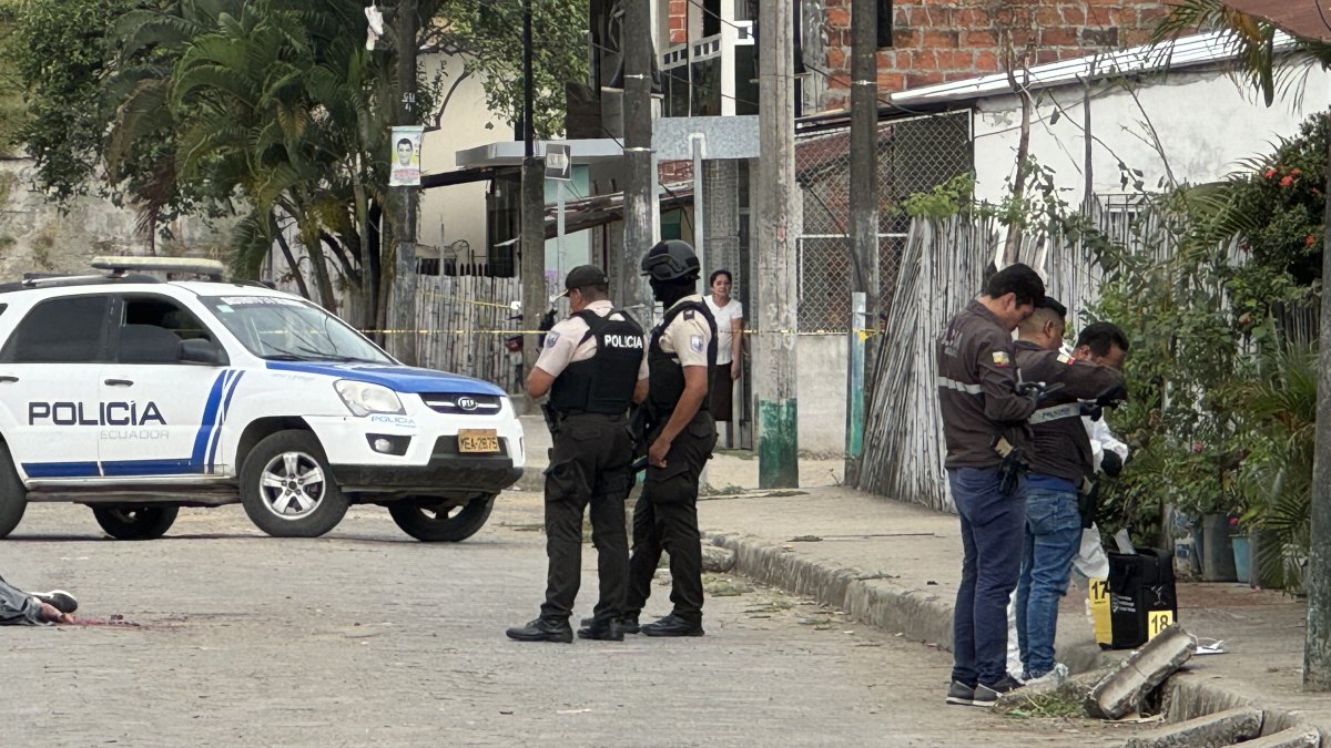 Más de cuatro personas participaron en el crimen de los dos elementos de la Policía Judicial de Manabí