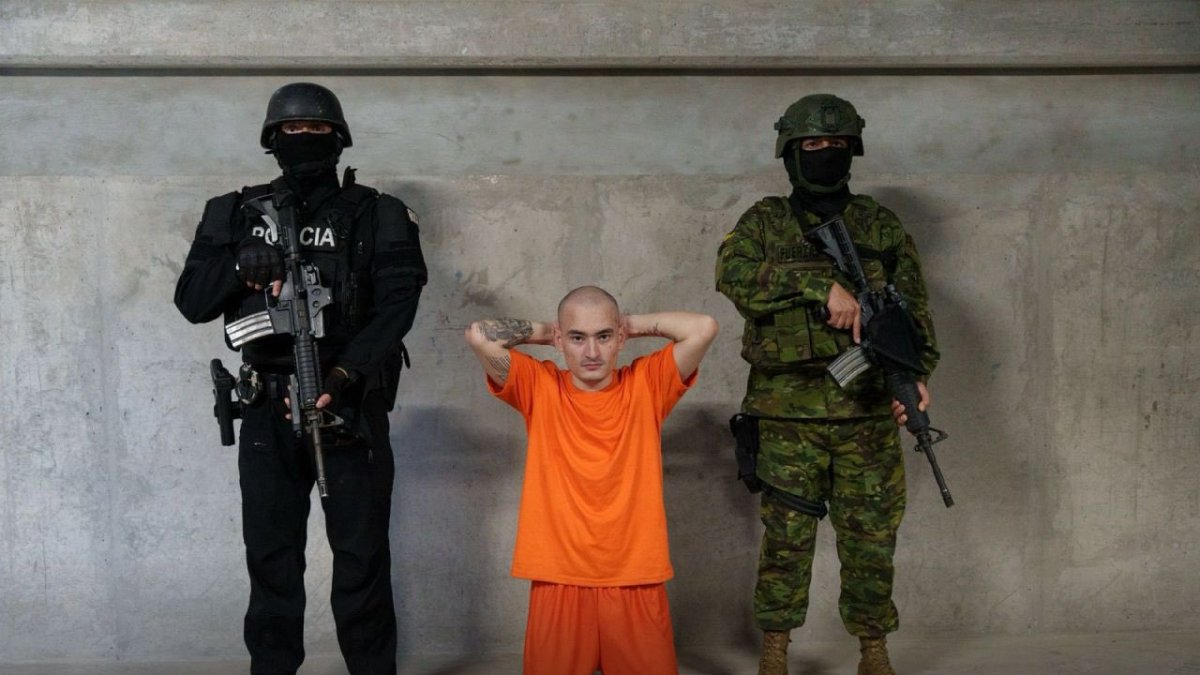 Una de las fotos difundidas por el presidente de la República.