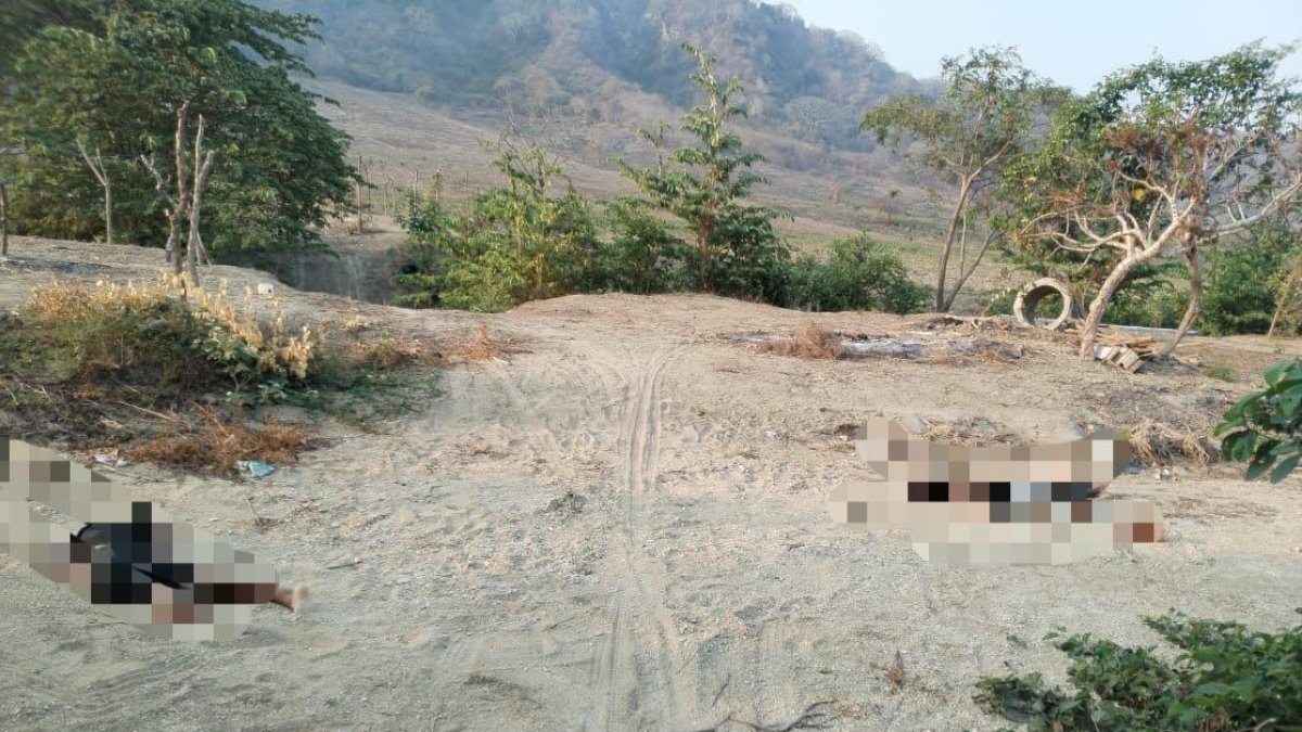 Los dos cuerpos fueron hallados por comuneros en el sitio San Ramón, de Sucre, provincia de Manabí