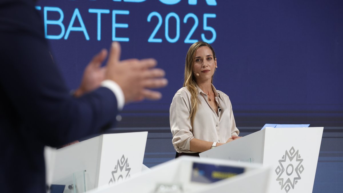 Andrea González estuvo en la papeleta electoral de 2025.