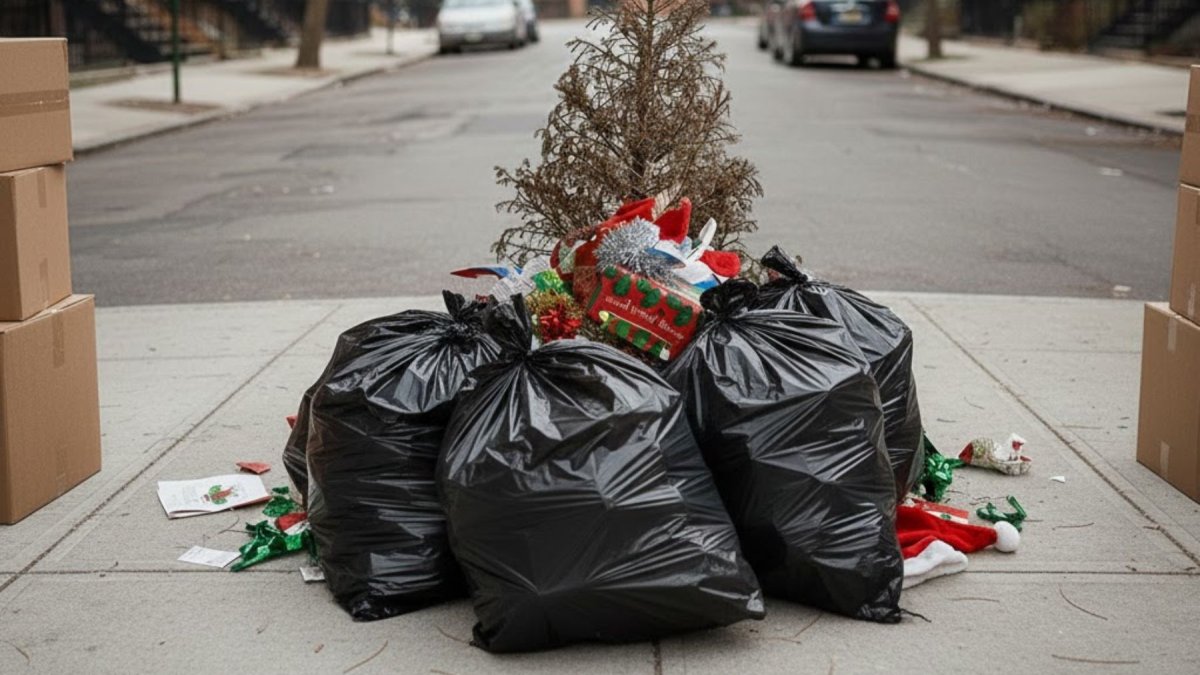 Toneladas de basura se generan a diario, especialmente en temporadas de alto consumo.