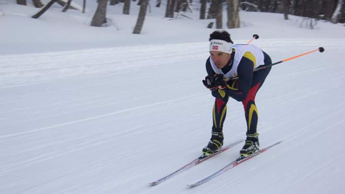 Klaus Jungbluth durante unos juegos olímpicos de invierno.