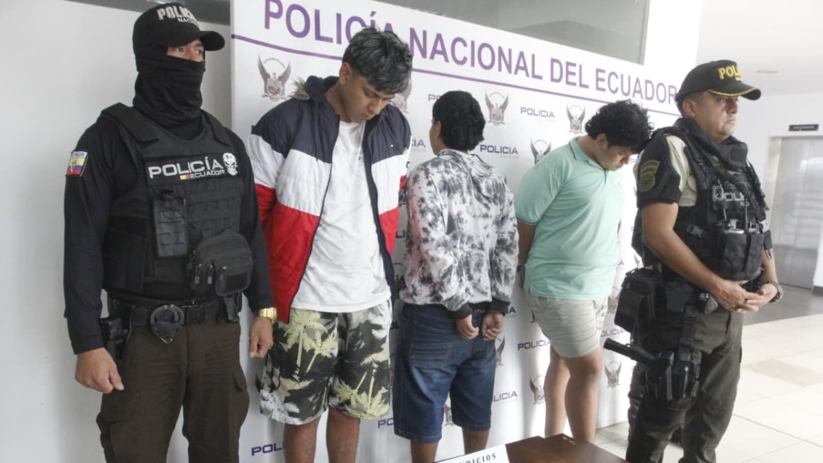 Los sospechosos serán presentados ante la autoridad judicial correspondiente