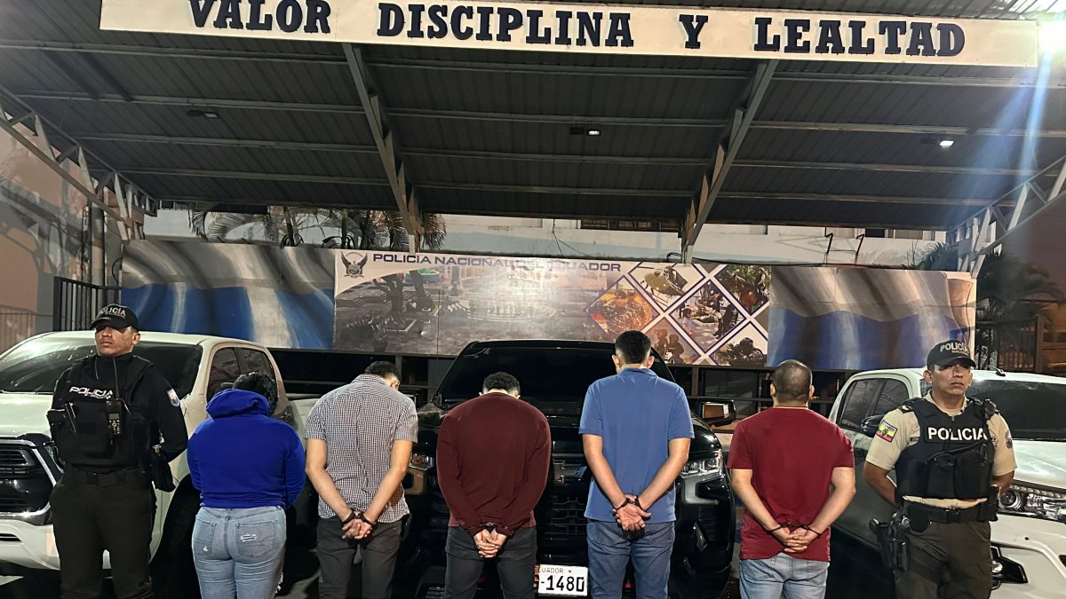 Los involucrados serán presentados ante la autoridad competente