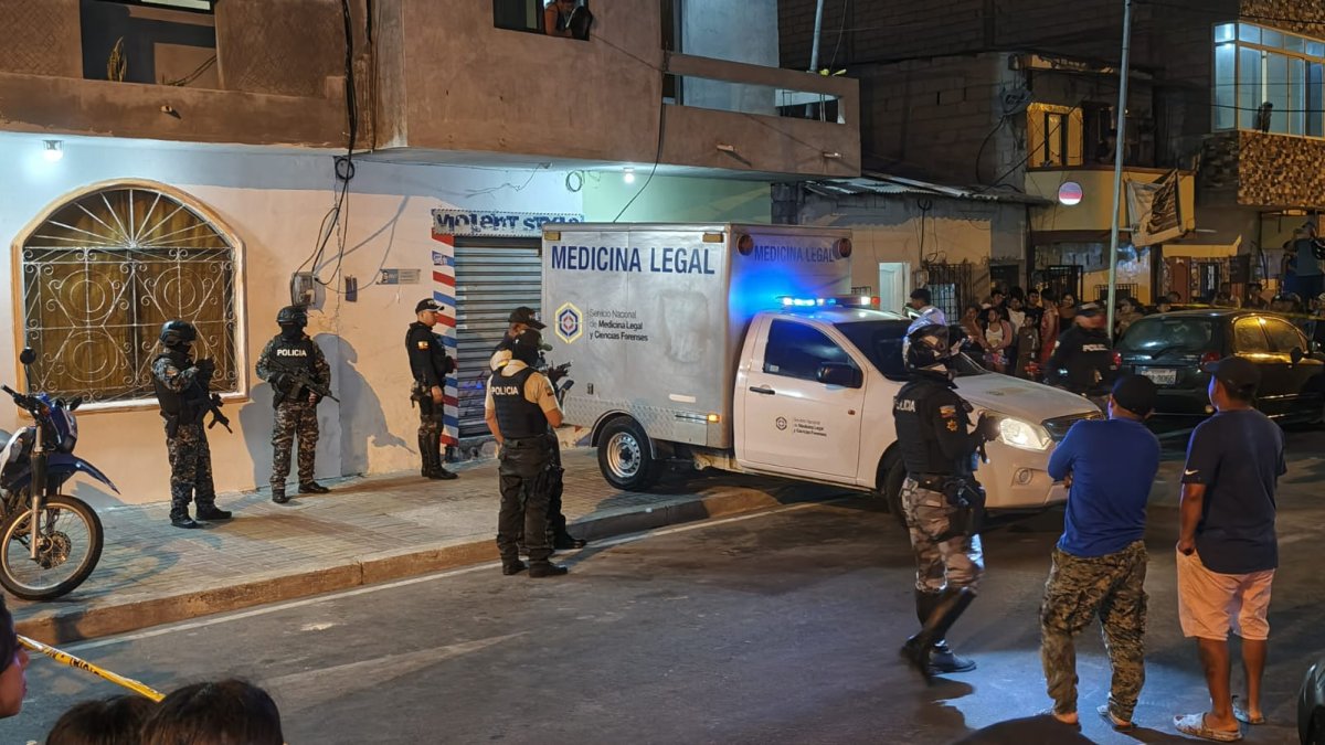 El sitio del crimen en Salinas.