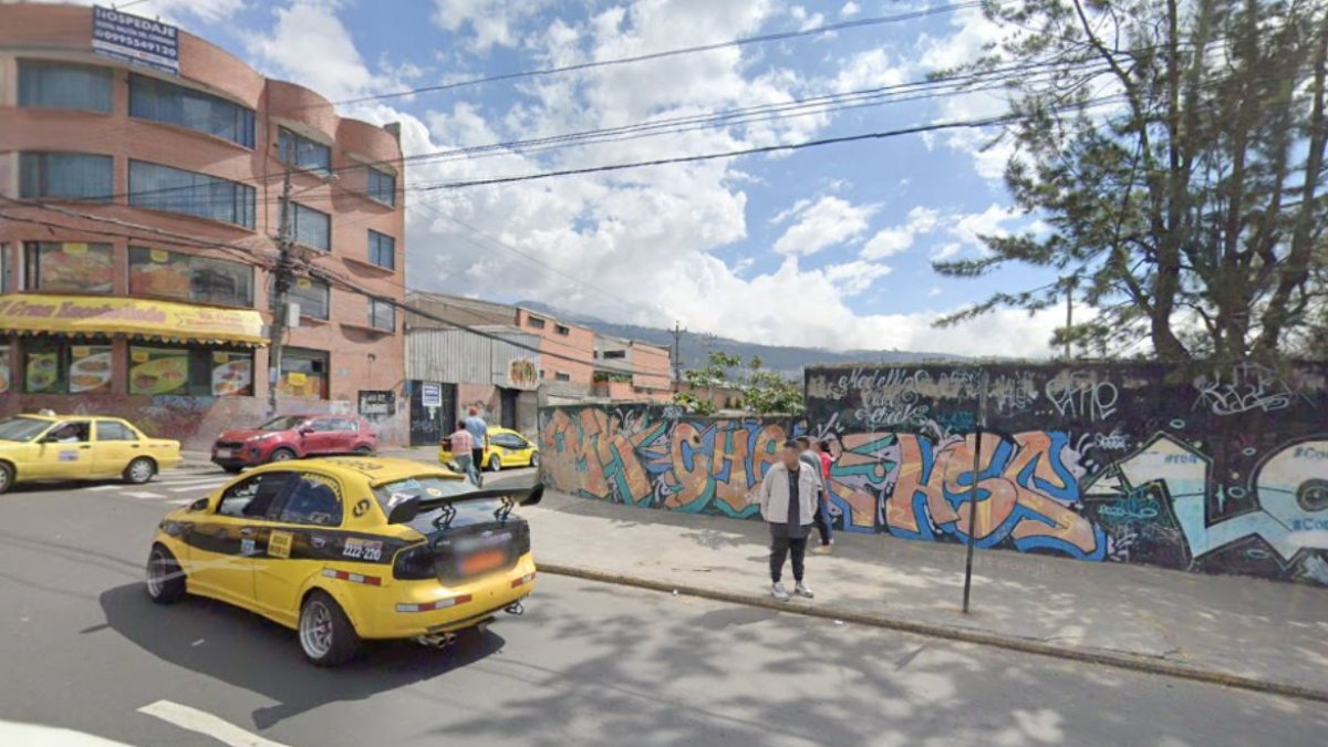 El caso se registró en La Prensa y calle Pablo Picasso, El Condado, norte de Quito.