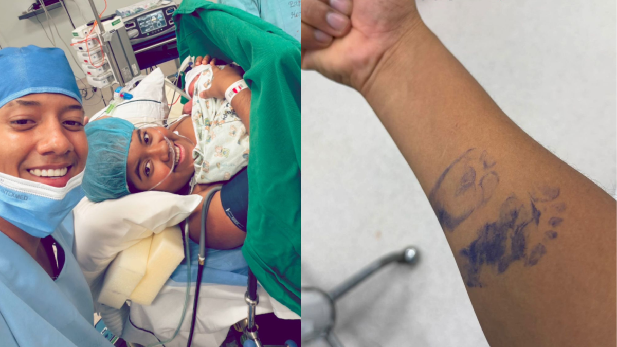 Jombriel y Angie Hernández se convirtieron en padres este 24 de diciembre