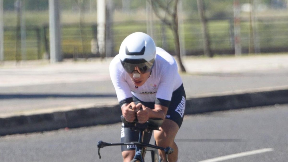 Kevin Navas, ciclista tricolor del Movistar Best PC.