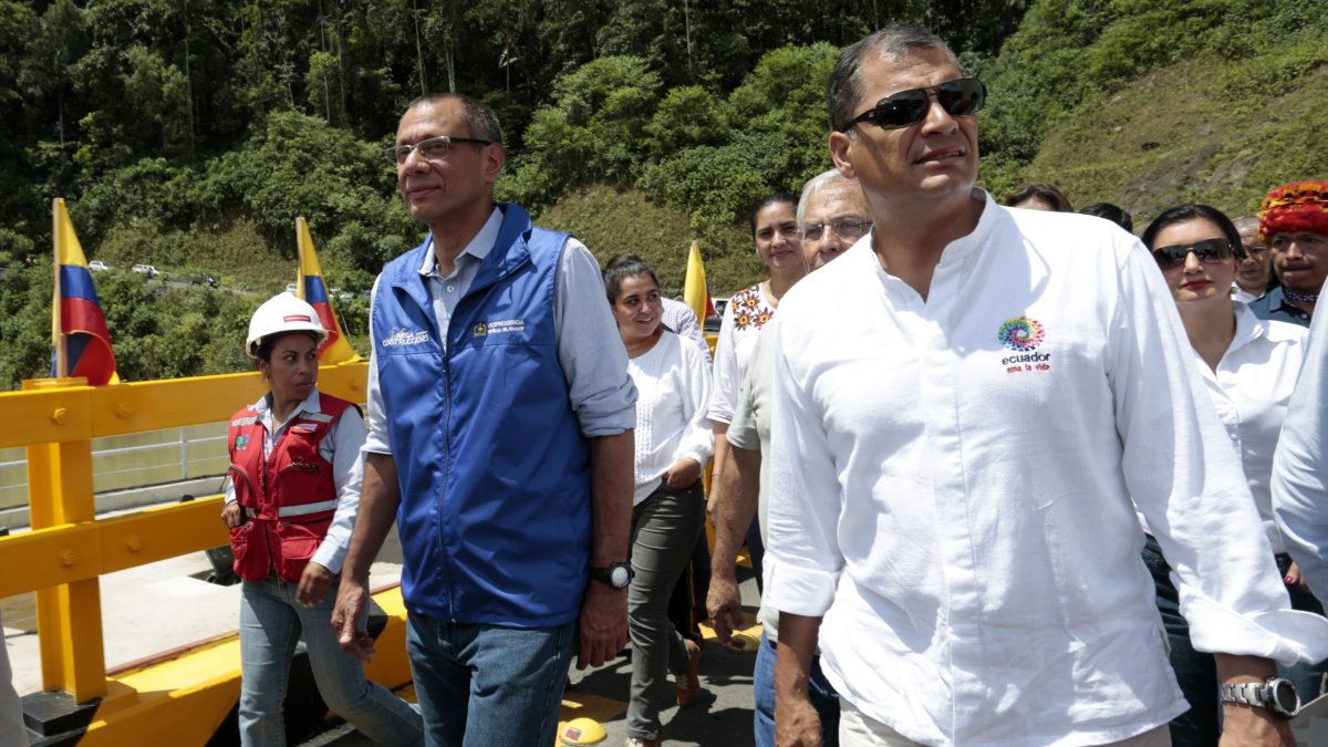 Jorge Glas se desempeñó como vicepresidente durante uno de los períodos de Rafael Correa.