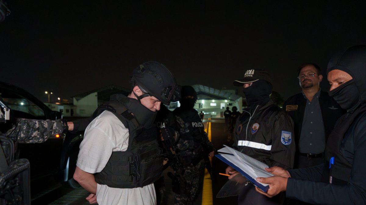 Alias Gerente llegó a Ecuador, así lo comunicó el ministro John Reimberg.