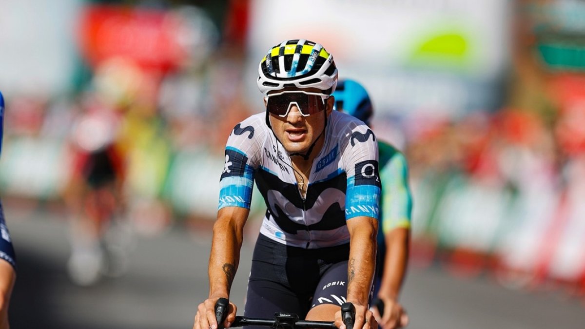 El ciclista de 29 años, nacido en Sucumbíos, termina su primera temporada en el World Tour con el Movistar Team.