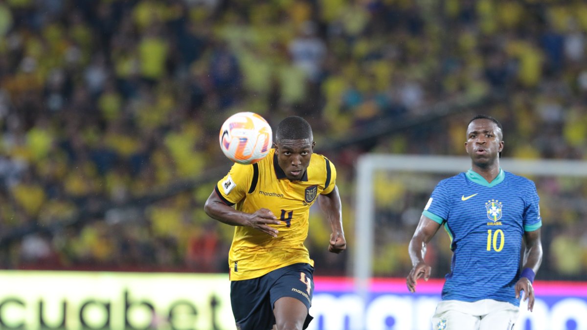 Joel Ordoñez es titular fijo en la selección de Ecuador.