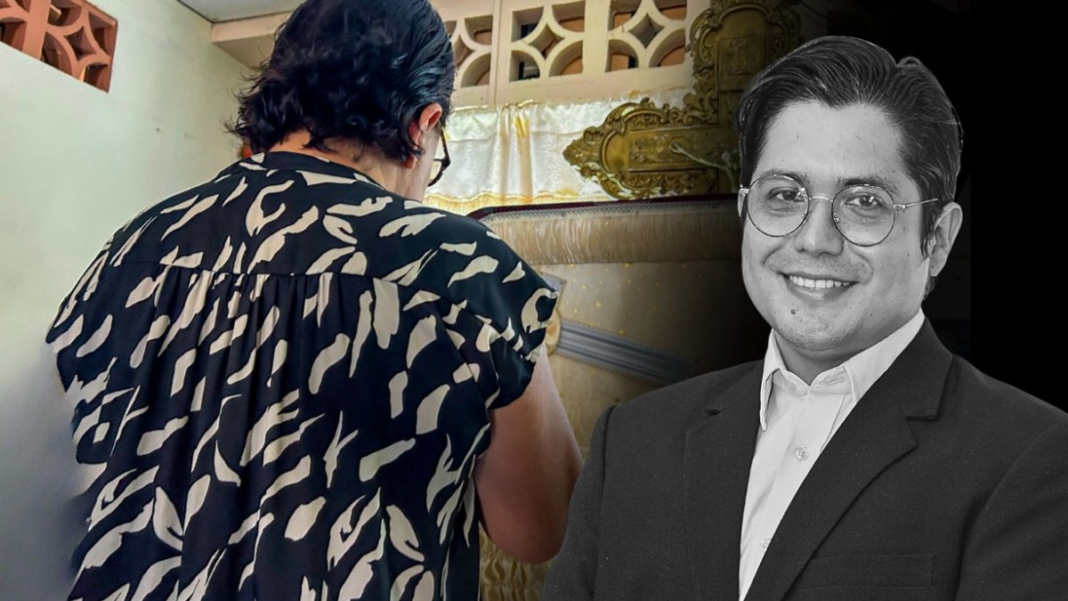 Los restos de Víctor Estrada fueron velados en la casa de sus padres, en el sur de Guayaquil.